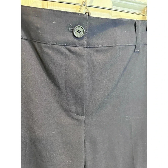 Tory Burch Women's Navy Blue Straight Leg Dress Pant Size 10 - Picture 3 of 4